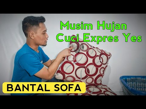 Cara Mencuci Bantal Sofa Expres -Tips Laundry Sederhana