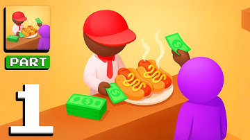 Hotdog Bitte: Idle Tycoon - Gameplay Walkthrough Part 1 - Tasty Street Vendor Sim (iOS, Android)