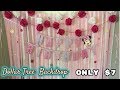 Party and Dessert Table Backdrop Tutorial - Dollar Tree backdrop
