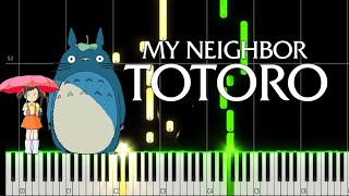 Tonari no Totoro | My Neighbor Totoro PIANO TUTORIAL (Sheet in the description)