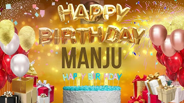 MANJU - Happy Birthday Manju