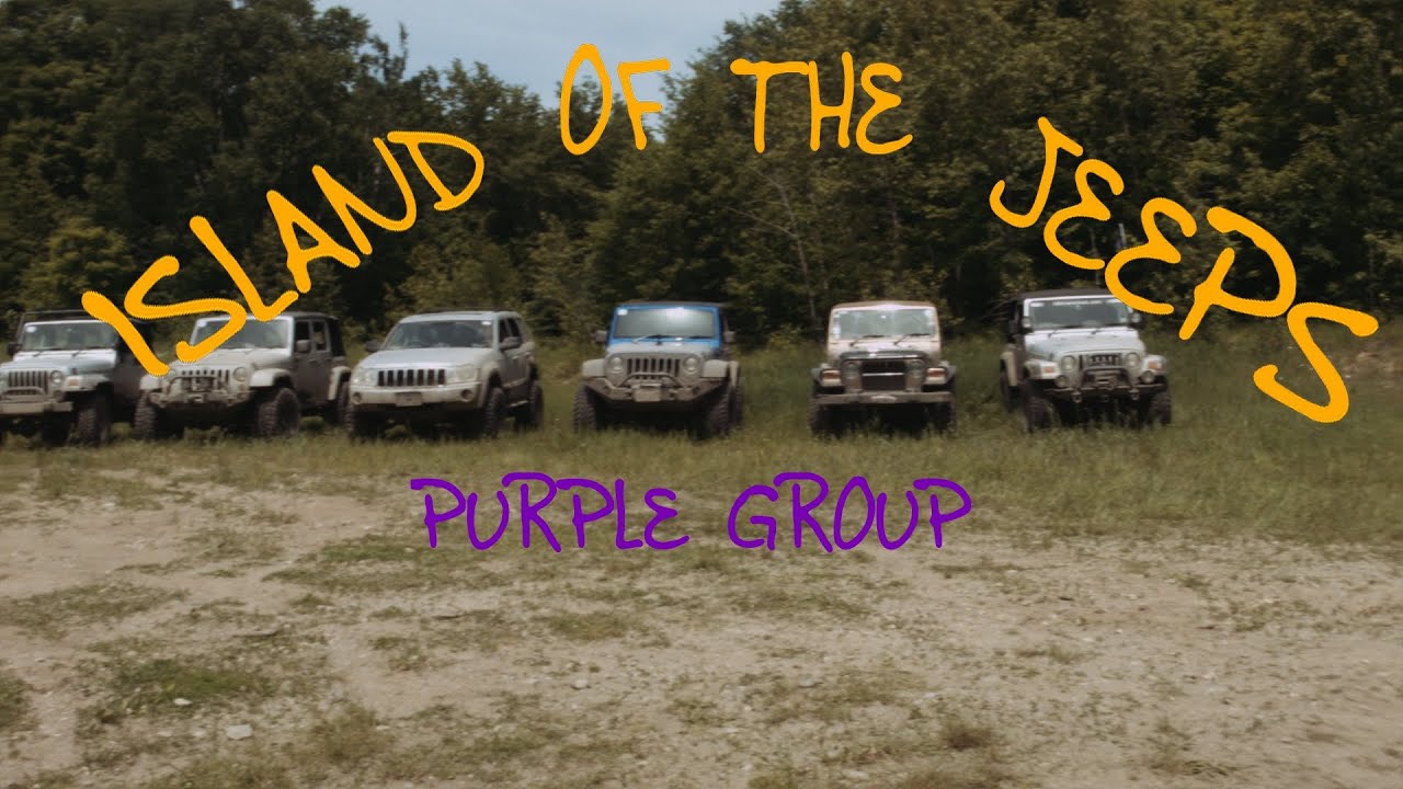 Island of the Jeeps 24th Drummond Island Jeep Jamboree 2016 Purple