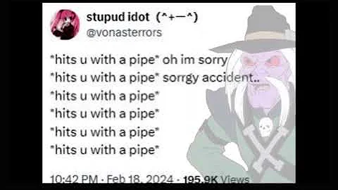 Tex Hex hits you with a pipe