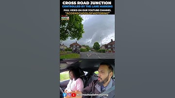Cross Road Junction Lesson for Beginners | UK Driving Lesson