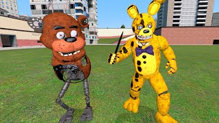 АНИМАТРОНИКИ ИЗ ФИЛЬМА ГОНЯЮТСЯ ЗА НАМИ В SANDBOX ГАРРИС МОД FNAF COOP ► Garry's Mod