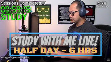 study with me live 6 Sessions! COMLEX LEVEL 1 USMLE STEP 1