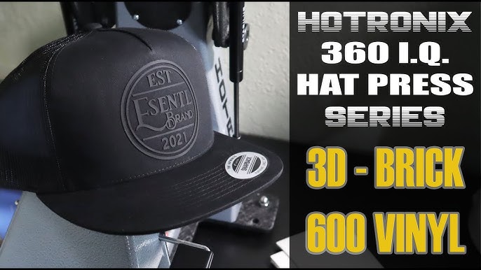 How to print on hats at home? Curved surface printing, Pattern does not  deform【Hat Heat Press】 