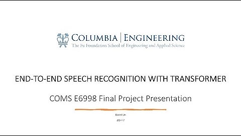 End-to-end Speech Recognition with Transformer