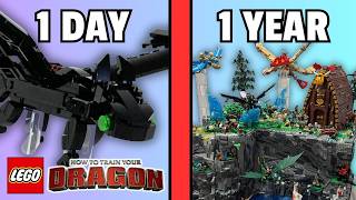 I Spent One Year BUILDING BERK from How To Train Your Dragon in LEGO