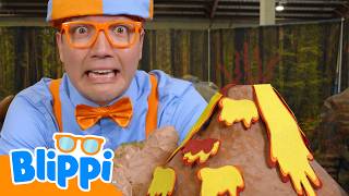 Learn Volcano Science! 🌋 | Blippi | Shows for Kids - Explore With Me!