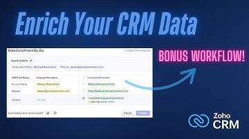 Automatically Fill Account Website Field in Zoho CRM Using Contact Email