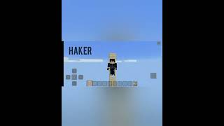 HOW A NOOB PRO AND A HACKER JUMPS IN MINECRAFT/#майнкрафт #minecraft #short #short