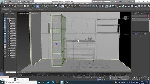 3dsmax Tutorials, Tutorial on 3D Modeling, Texturing & Lighting a Bathroom in 3dsmax
