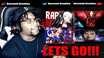 NEZUKO RAP | "Oni" | RUSTAGE ft. Lulunarina [Demon Slayer] / Divide  / NLJ / Zach B / DB Reaction