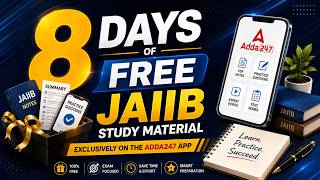 8 Days of Free JAIIB Study Material | JAIIB Exam Preparation Nov 2026 | JAIIB Prep Resources