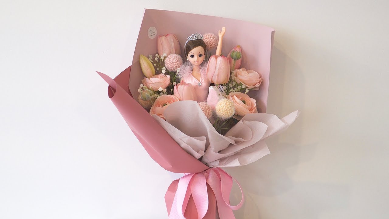 미미인형 어린이꽃다발