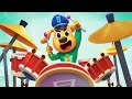 Sheriff Wants to Be a Drummer | Police Chase | Kids Cartoon | Sheriff Labrador | BabyBus