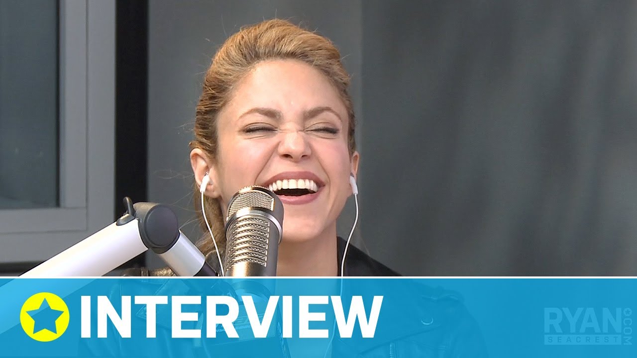 Shakira On Blake Shelton I Interview I On Air with Ryan Seacrest