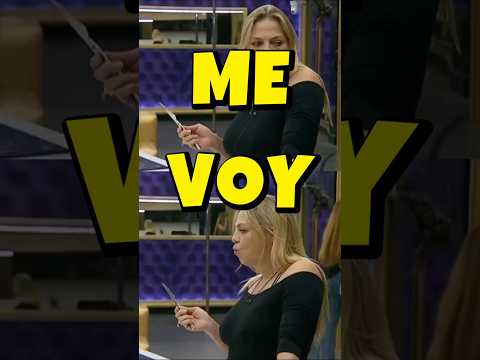 ¡Dijo "Me voy" con un cuchillo! Escándalo Total en Gran Hermano