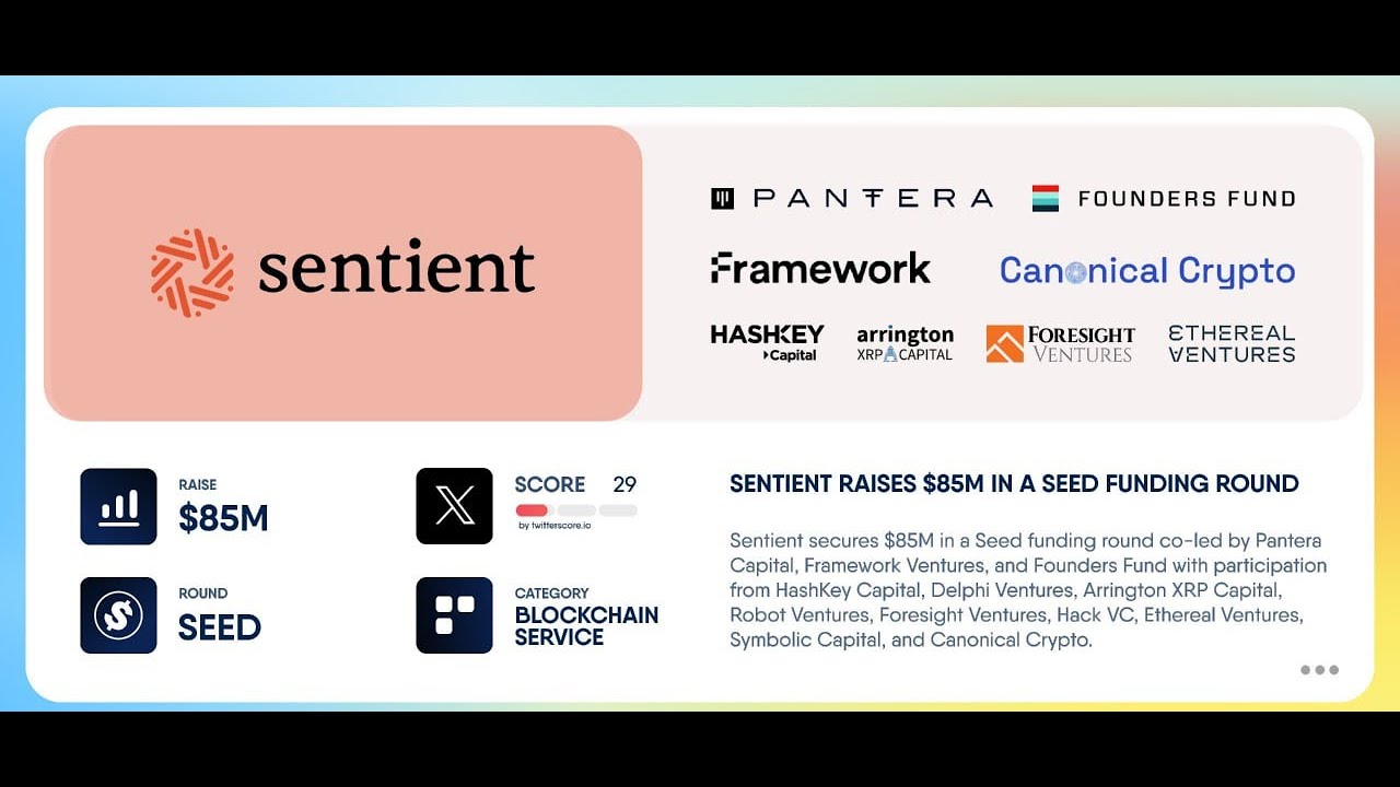 Sentient Airdrop 𝐋𝐎𝐘𝐀𝐋 𝐀𝐈 ~ Sentinet Raised 85 Million Dollar! Don;t ...