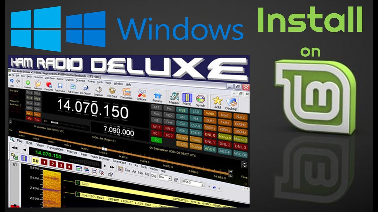 INSTALLING MSWindows Ham Radio Deluxe on LINUX Mint Part 1 YouTube