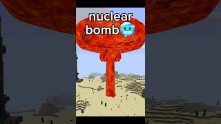 Minecraft TNT vs NUCLEAR BOMB! pt.2 #shorts
