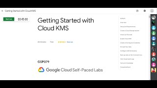 #LearnToEarn! I Learn to Earn Cloud Security Challenge :  Level 1 | Getting Started with Cloud KMS |