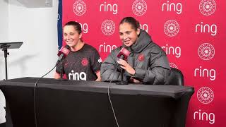 Deyna Castellanos and Jessie Fleming 11/2/2025