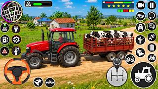 Village Tractor Farming Driving Simulator 3D - New Tractor Games - Android Gameplay screenshot 2