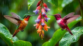 Peaceful Birdsong, Rain & Soft Piano 🍀🌧️ Relax Your Mind, Unwind & Enjoy Restful Sleep