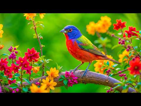 🐦 Bird Sounds for Sleep with Soft Rain 🌿 Peaceful Nature Background