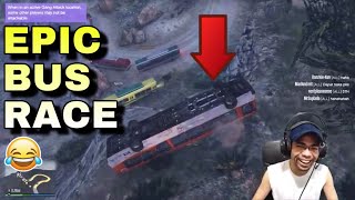 SANDO GANG BUS RACE | BADMAN GTA 5 (DOTA CIRCLE)