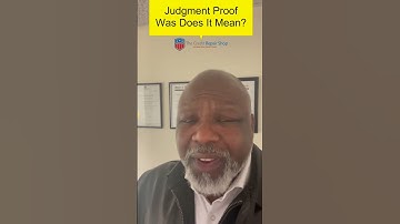 Judgment Proof What Does it Mean || Stop Debt Collector Lawsuits
