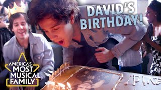 America's Most Musical Family Celebrates David Dobrik's Birthday! 🎂 | Backstage at AMMF