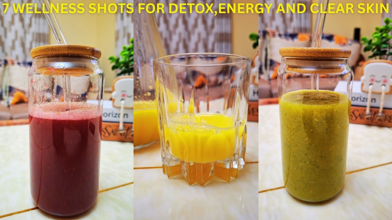 7 Powerful Wellness Juice Shots for Detox, Weight Loss, Glowing Skin & Immune Boost!