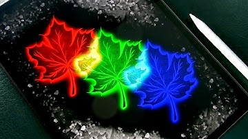 Chromatic Aberration Effect in Procreate 5.2 | Satisfying Digital Art | Art with A.