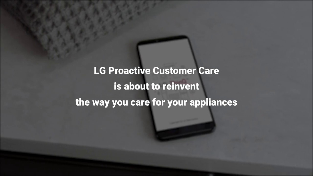 LG Proactive Customer Care Appliance Care LG USA YouTube