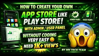 How to Create Your App Store Like Play Store | Admin + User Panel 😱 screenshot 4