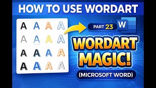 How to Use WordArt in Microsoft Word Step by Step | Technologist TV