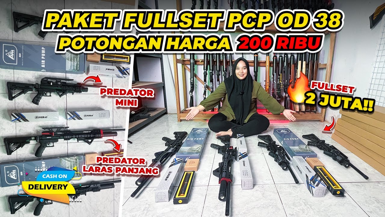 FULLSET PCP OD 38 SIAP TEMPUR‼️ HARGA 2 JUTAAN, PALING WORTH IT DI KELASNYA