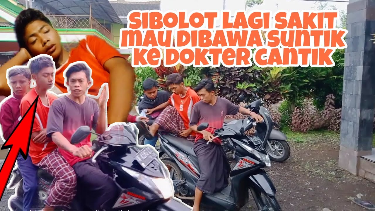 sibolot sakit dibawa suntik ke dokter cantik ||komedi madura||