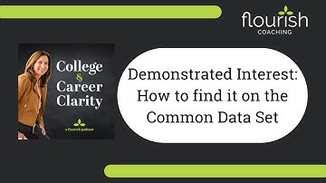 Demonstrated Interest: How to find it on the Common Data Set