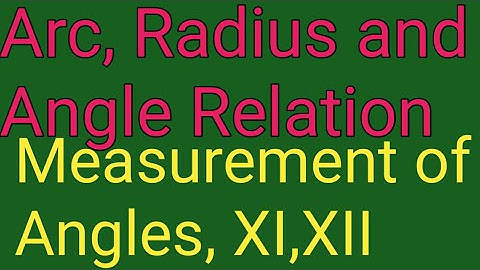 Theorem 2: If in a Circle of radius r, an arc of length l subtends an angle theta radians at the