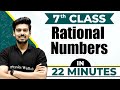 Rational Numbers in One Shot | Cheat Sheet For Class 7th