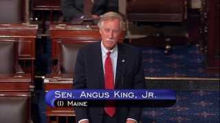 Senator King Pays Tribute to former Senator William Hathaway