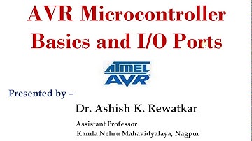 AVR microcontroller basics and I/O port