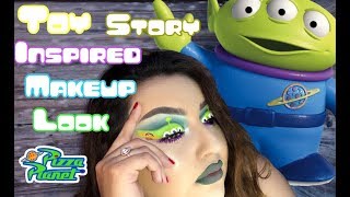 Toy Story ALIEN inspired makeup!