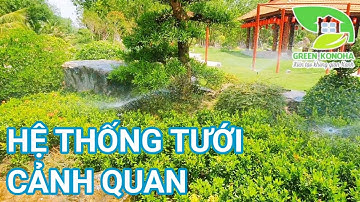 Tưới cảnh quan với pop-up KRAIN - GREEN KONOHA