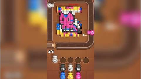 Color Cube Breaker level 31 gameplay walkthrough solution 