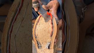 Real Artisan Leather Stitching Work #artisan #leather #skills